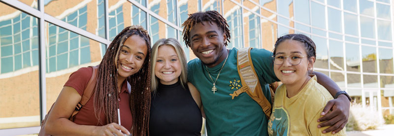 Students hugging